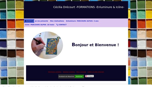 Atelier le Lutrin d'Or         Enluminure & calligraphie